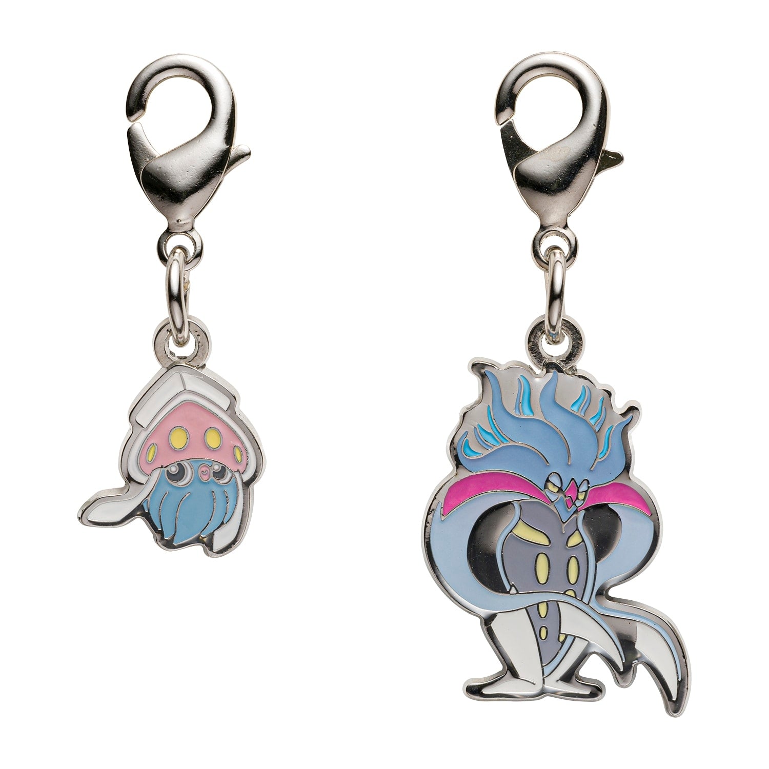 National Encyclopedia Metal Charm 686/687 with Pokemon character design from Japan