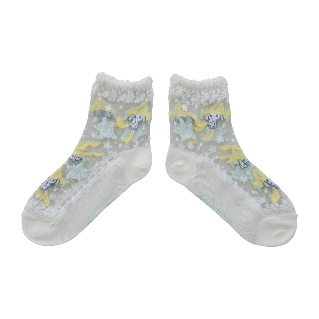 [Choice] Middle socks see-through Jirachi Hoshi Tsunagi (23-24cm)