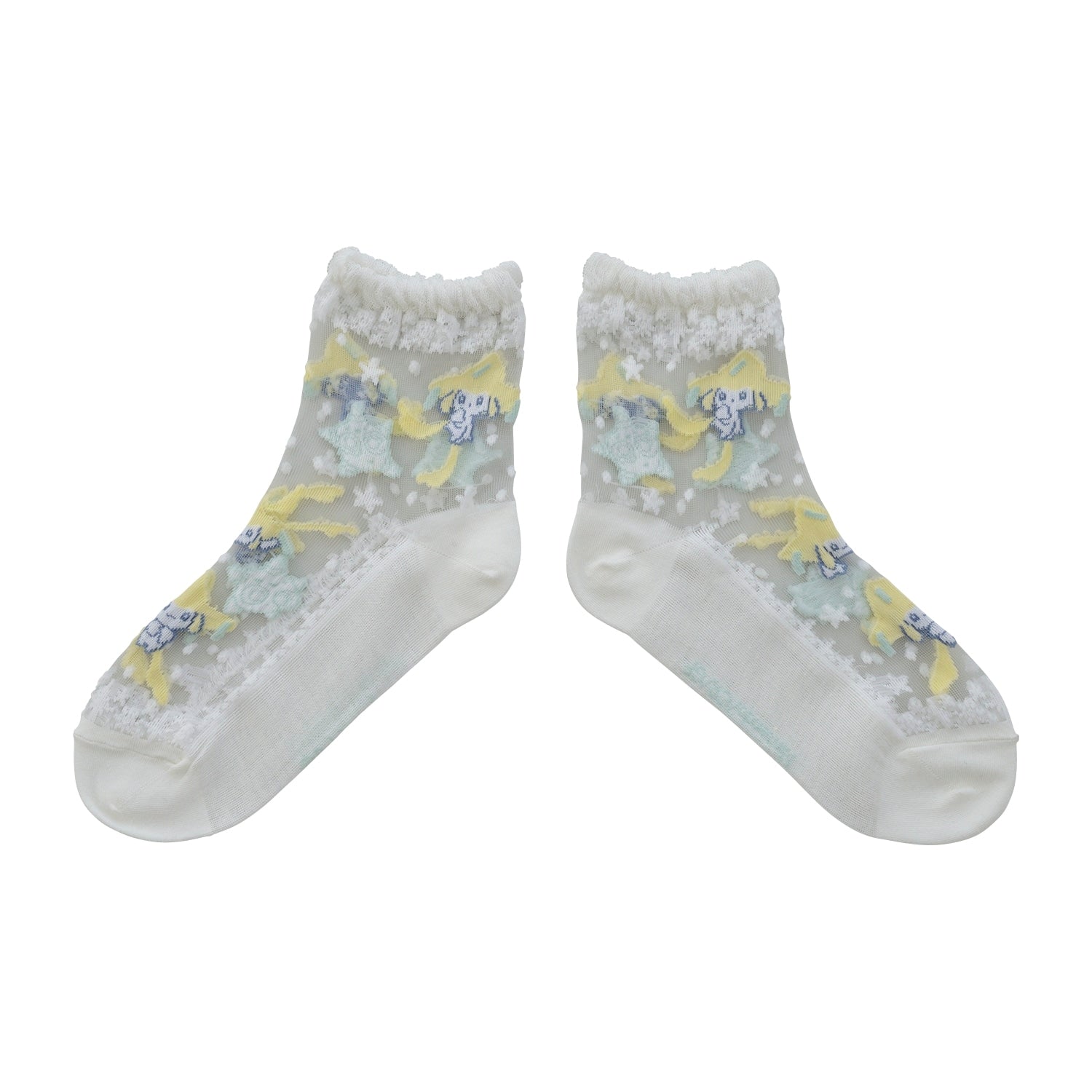[Choice] Middle socks see-through Jirachi Hoshi Tsunagi (23-24cm)