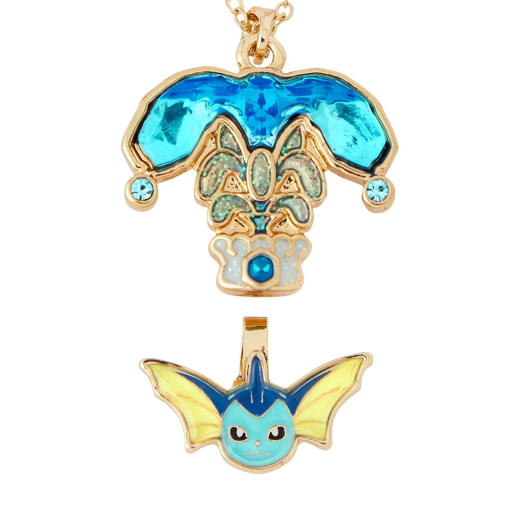 Close-up of Pokémon accessory necklace with Japanese packaging