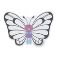 Bug Out! Butterfree die-cut sticky note with colorful wings from Japan