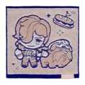 Pokemon Trainers Pepper & Mafitif guest towel with colorful design from Japan