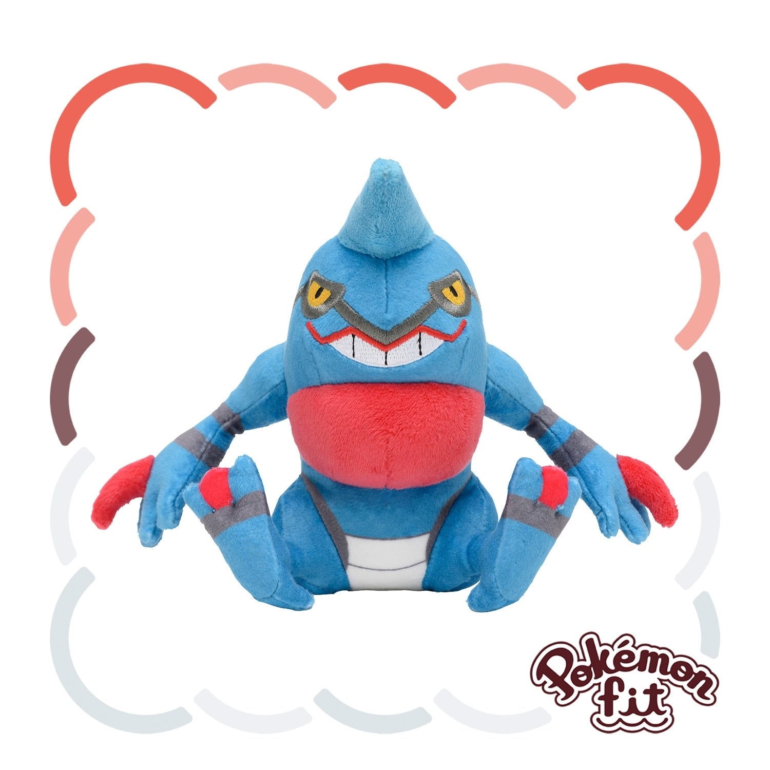 Toxicroak #454 Pokémon Fit Official Plush – Pokemon Center Japan