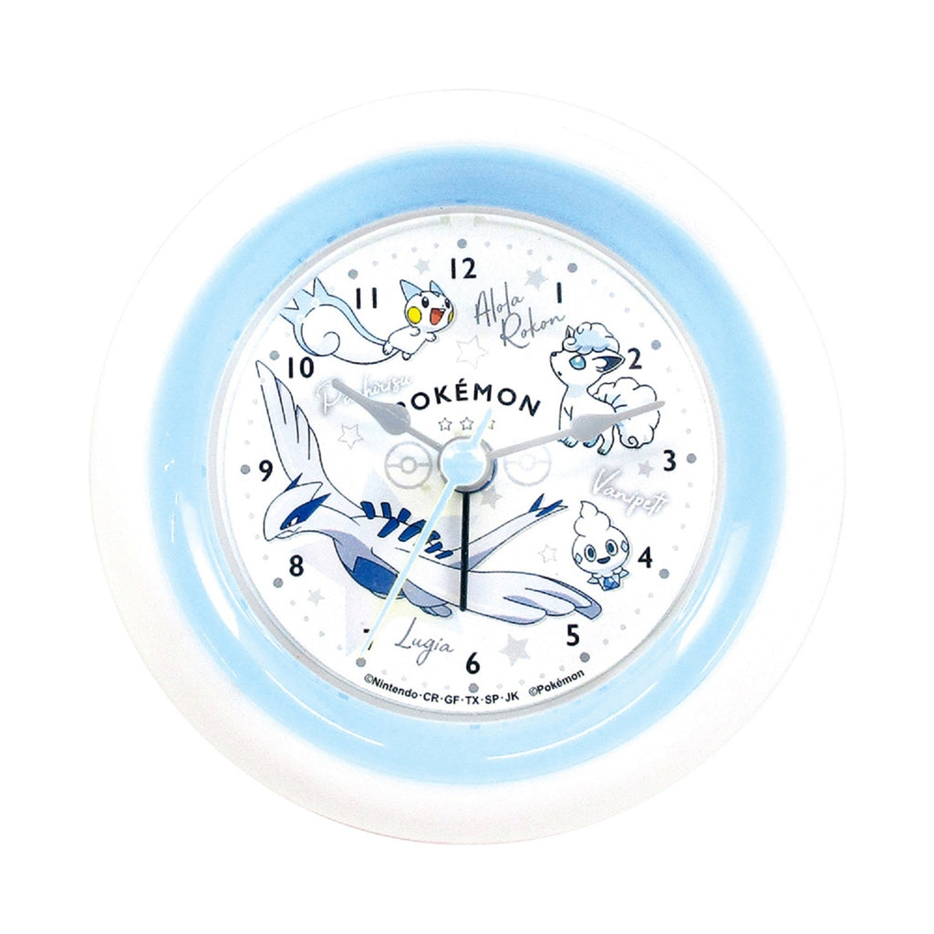 Pokémon Round Alarm Clock from Japan, white color
