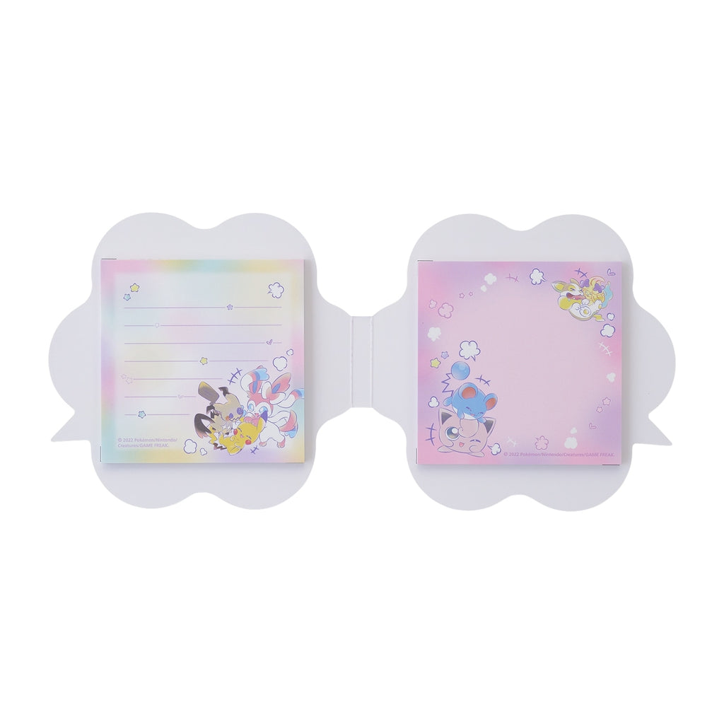 Pokemon Center Japan exclusive memo pad with colorful graphics, sourced from Japan
