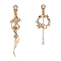 Jirachi Star Tether earrings with star charm from Japan