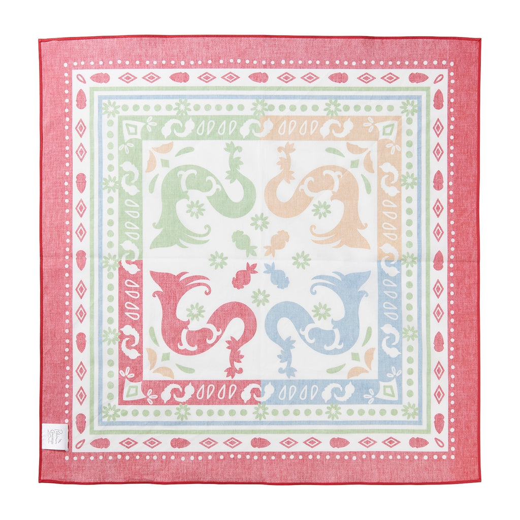 Authentic Japanese Pokemon bandana with colorful pattern