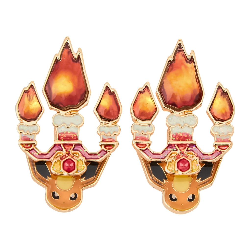Pokémon Accessory Earrings Fire Terrace Booster from Japan, detailed anime design