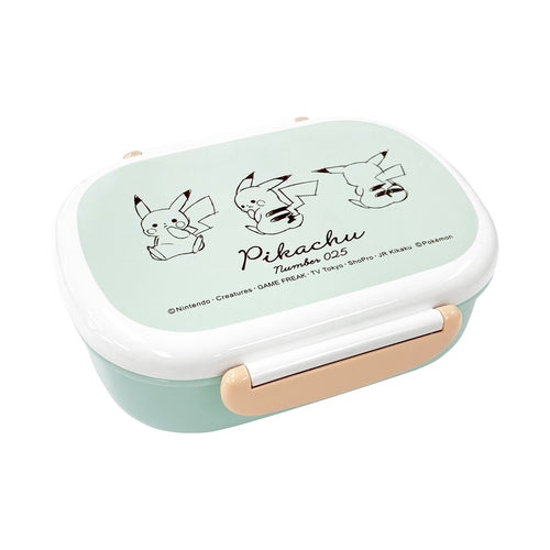 1-tier lunch box 360ml "Pikachu number025" mint