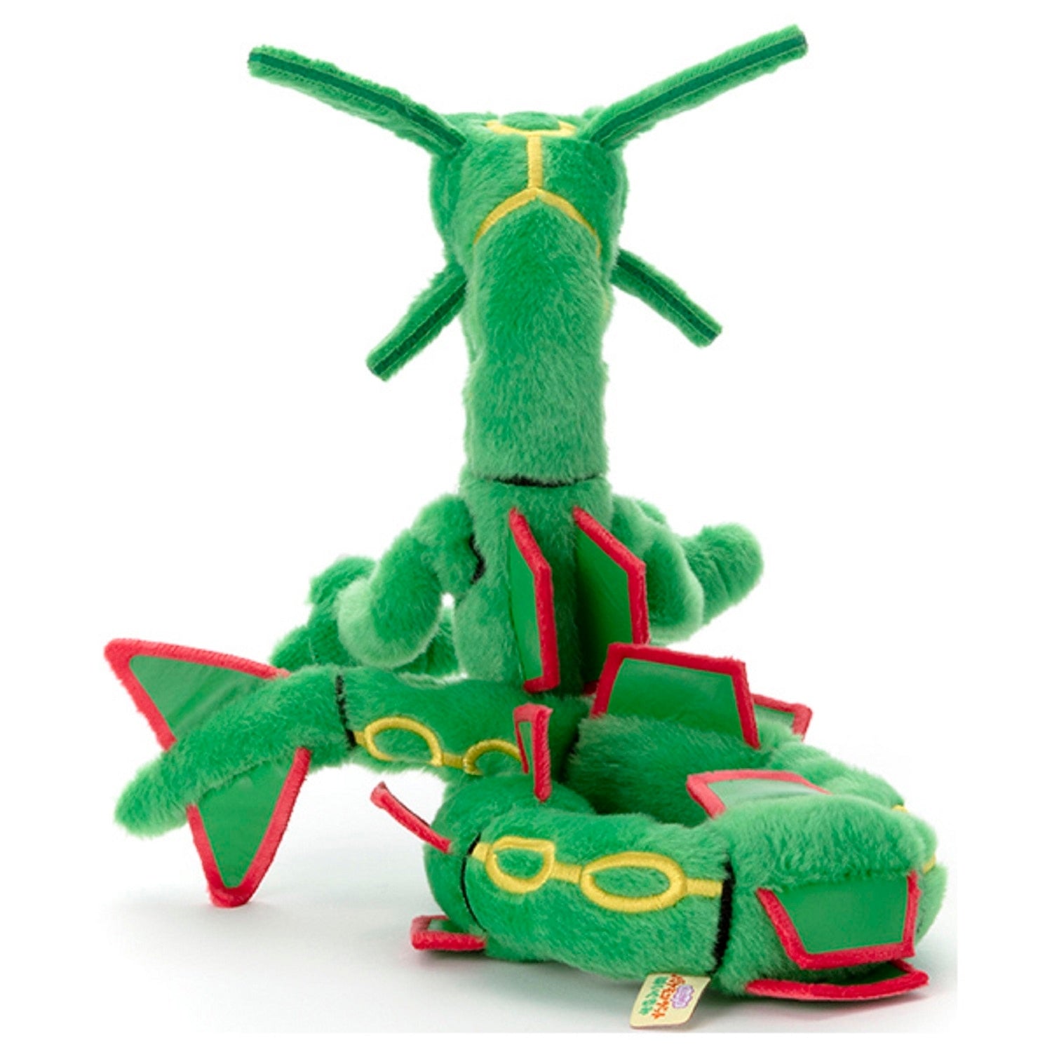Authentic Japanese Pokemon Rayquaza plushie, detailed and high-quality