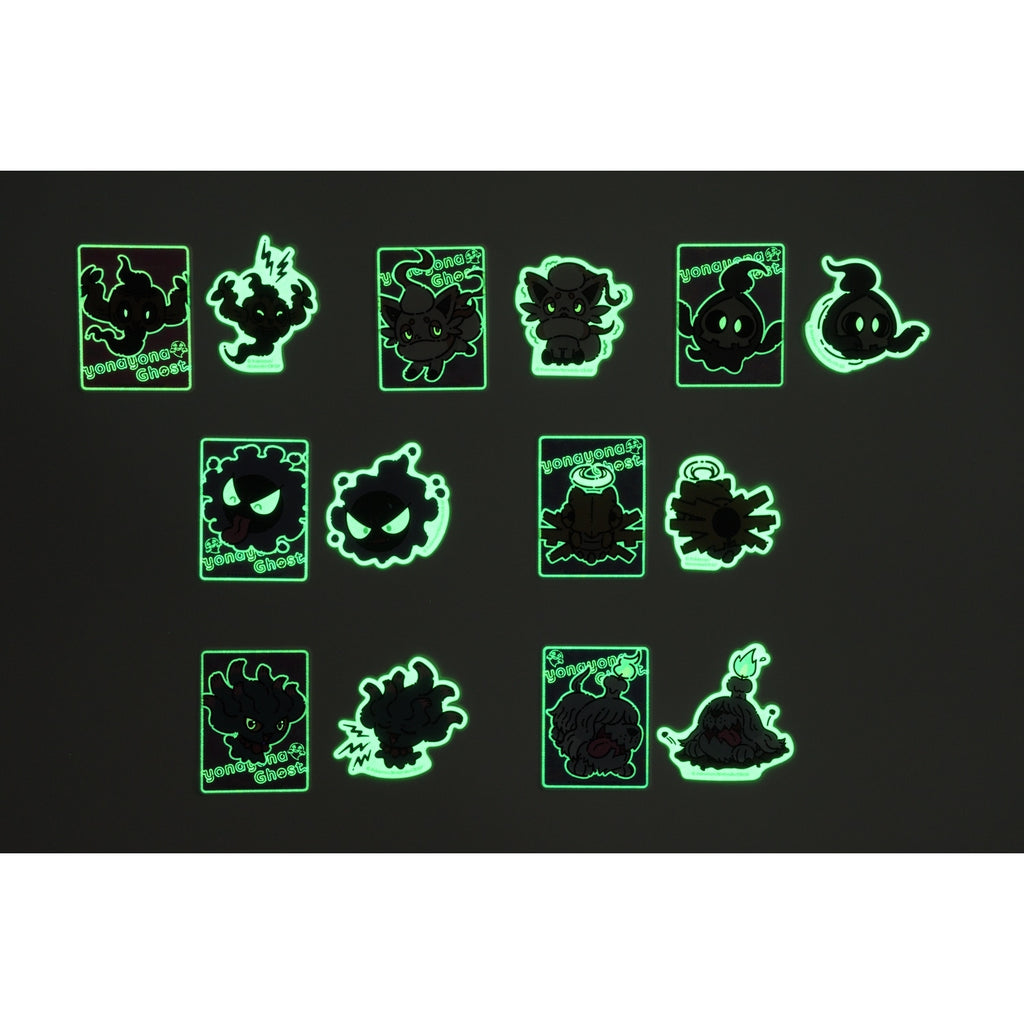 Set of 2 phosphorescent stickers yonayonaGhost Nukenin
