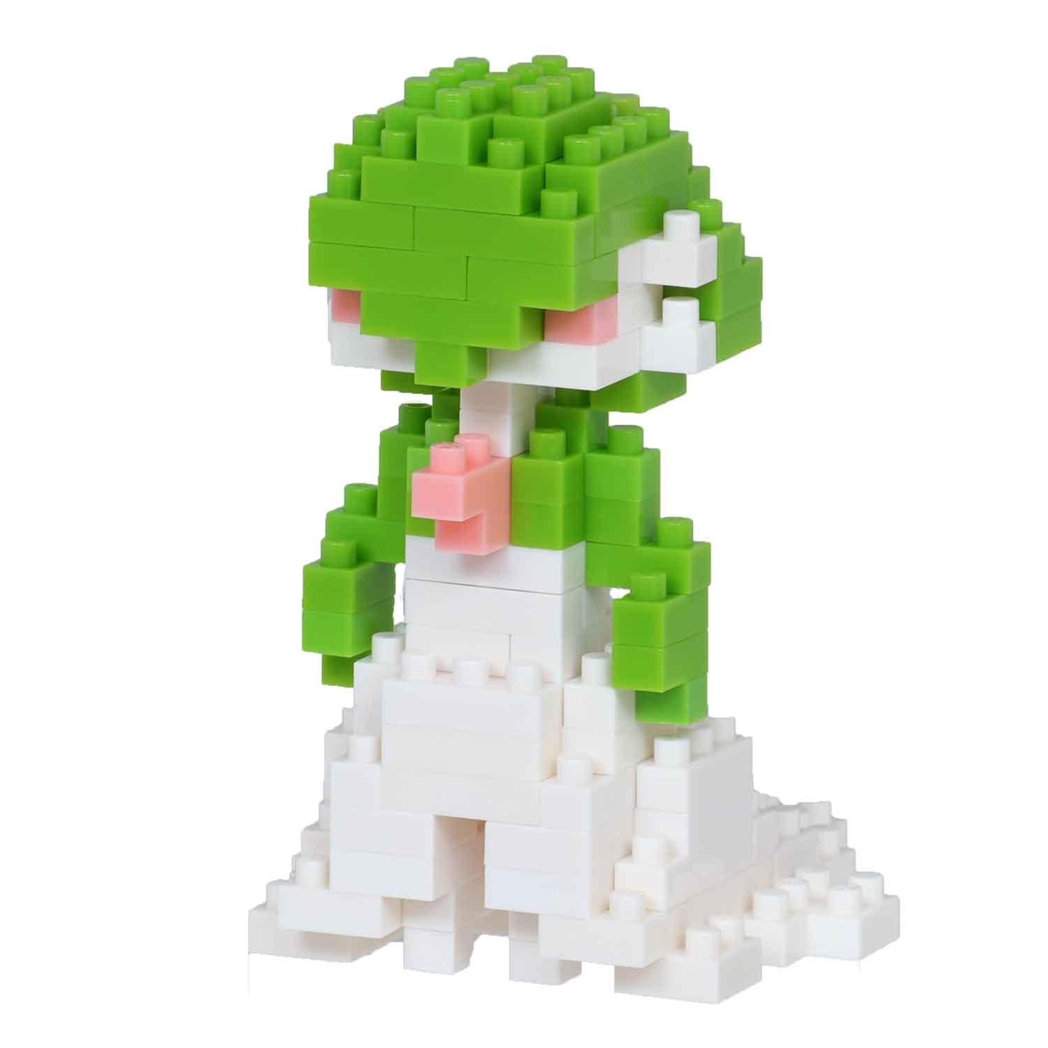 Gardevoir Pokemon Nanoblock with vibrant colors from Japan