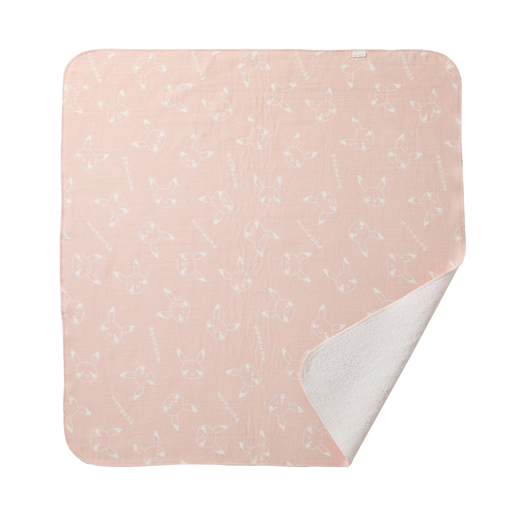 Monpoke Pikachu Bath Towel & Blanket Pink