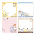 Pokemon Square Memo from Japan, 8cm collectible notebook with colorful anime design