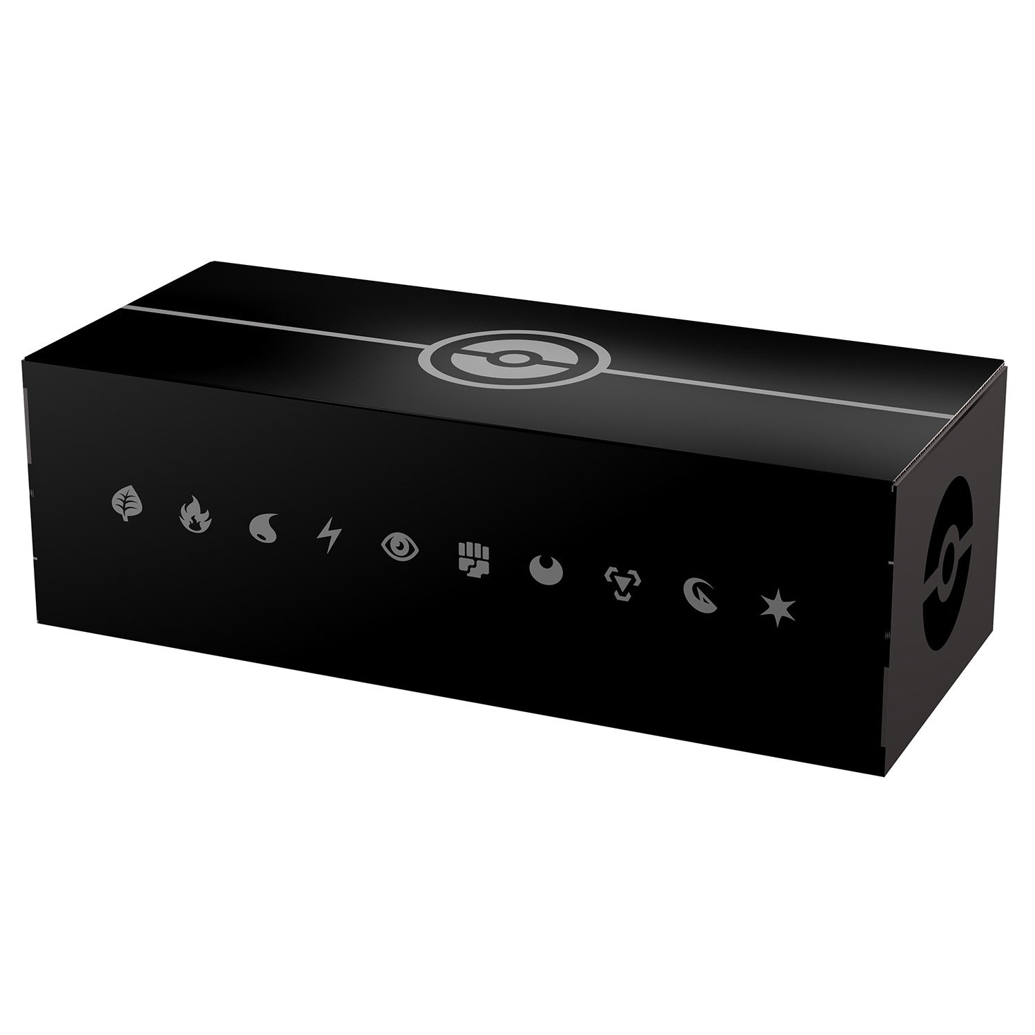 Pokémon Card Game Long Card Box – Black | Official Japan Import
