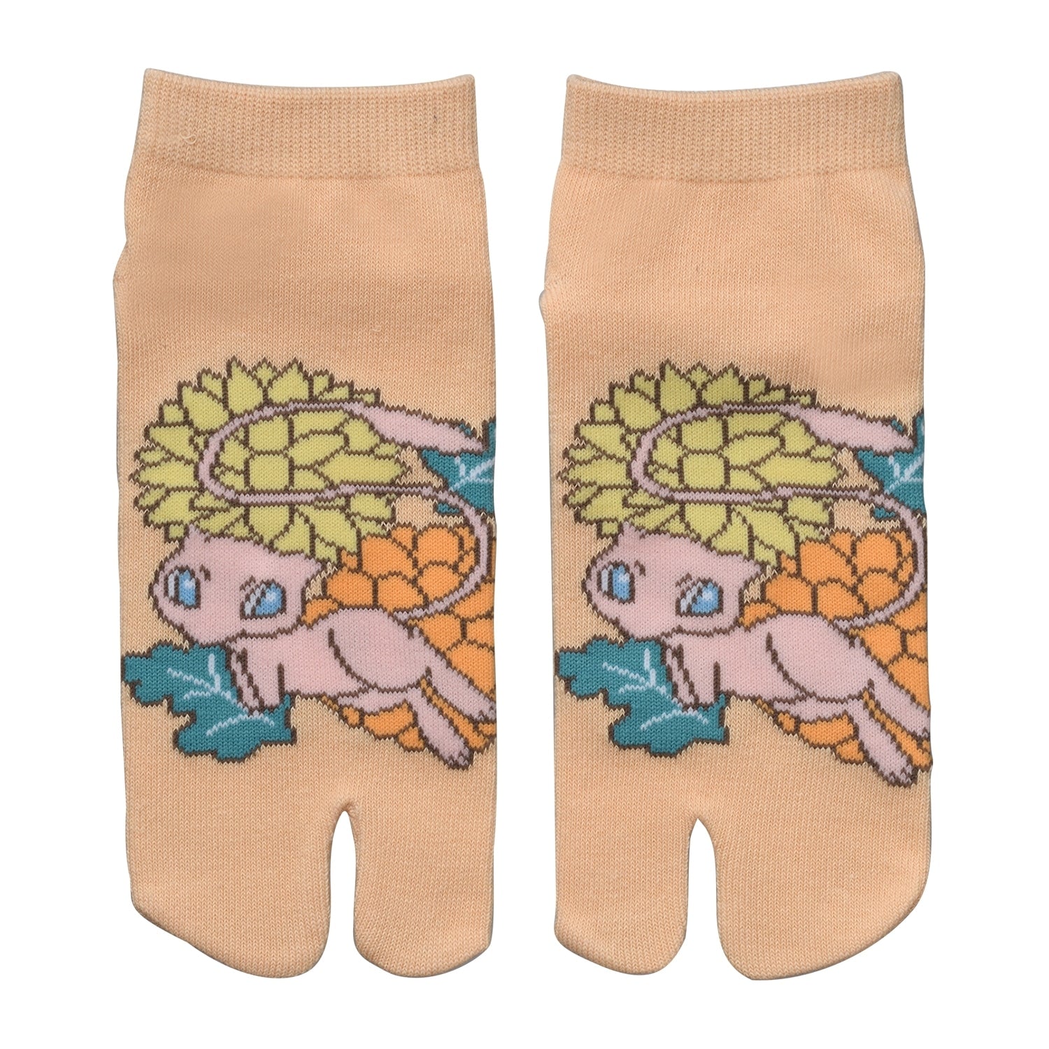 [Choice] Two-finger socks Pokemon Harunatsu Akifuyu Mew and Chrysanthemum (23...