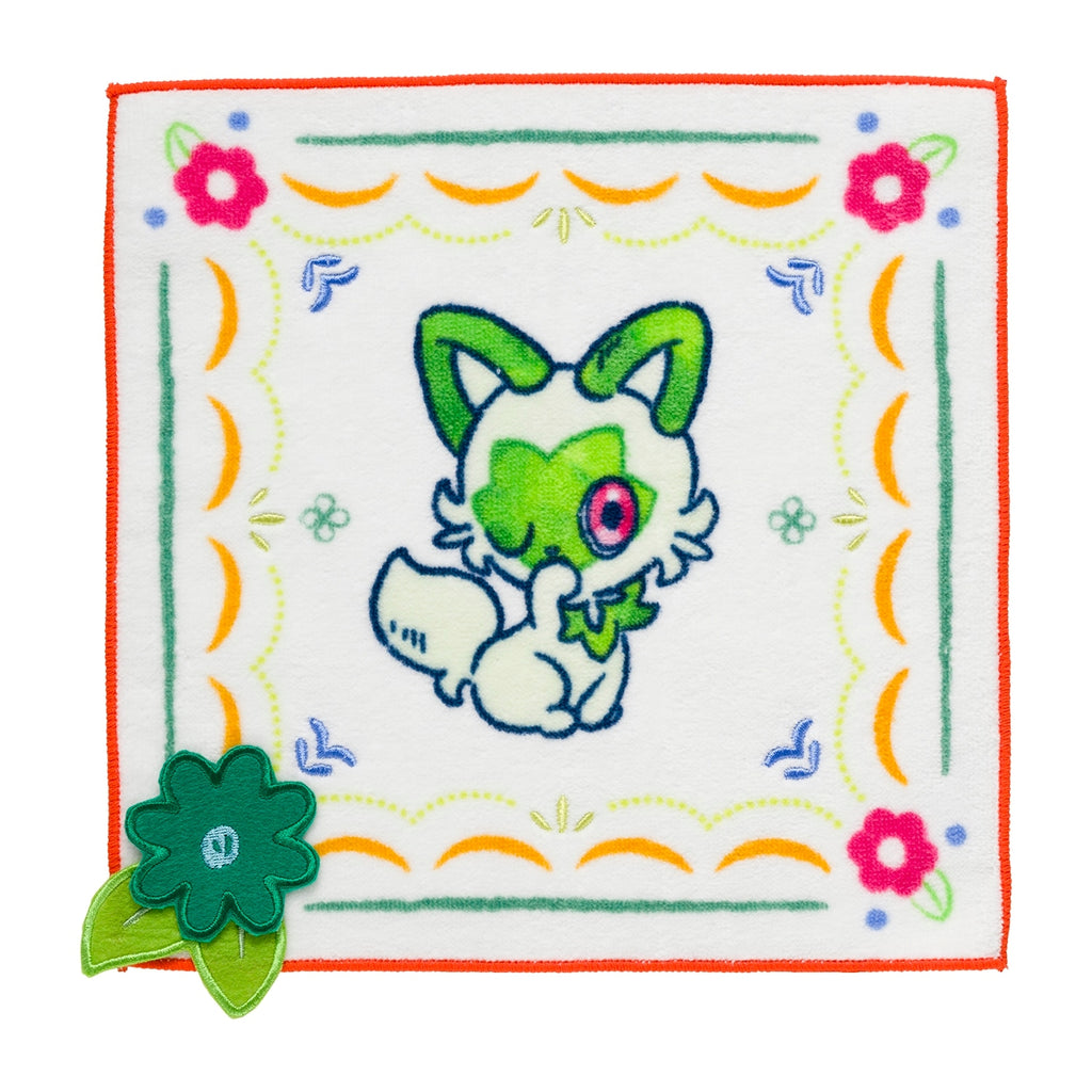 Pokemon Hand Towel Nyaoha with colorful design from Japan