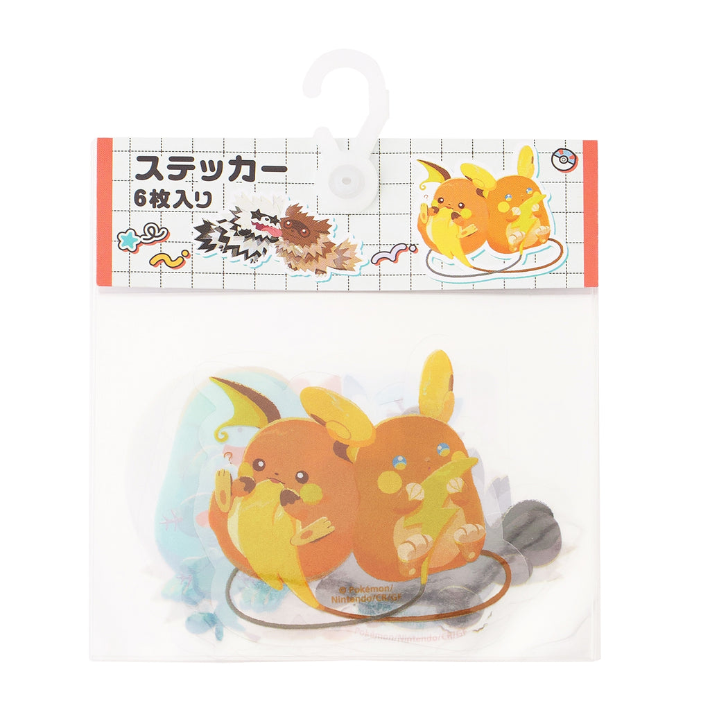 Charizard die-cut sticker set from Japan, featuring 6 unique designs