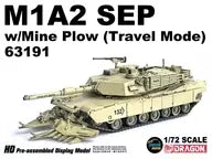 1/72 Americas M1A2 Abrams SEP Mine Plow Equipment (Tora Les Belles Mode) Dessert Color Completed Product "Neo Dragon Armor Series" [DRR63191]