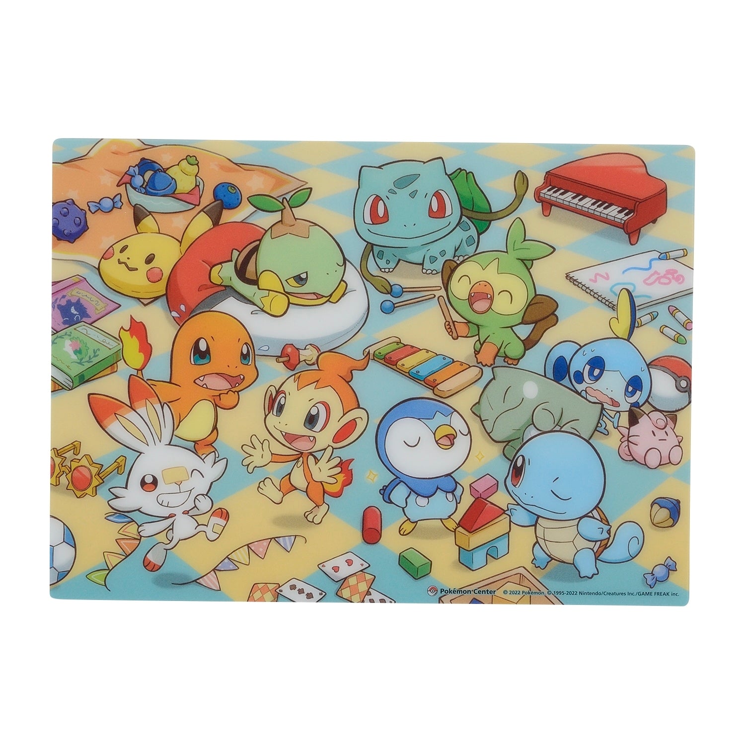 Pokemon underlay playroom with colorful characters from Japan