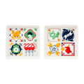 Set of 2 square plates Paldea tile