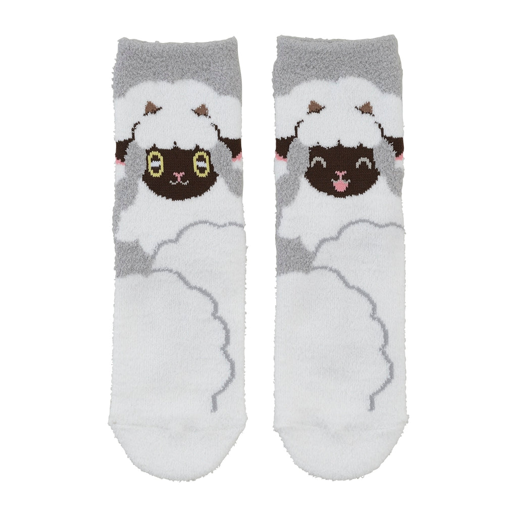 Middle socks fluffy wool (19-21cm) / (23-25cm)