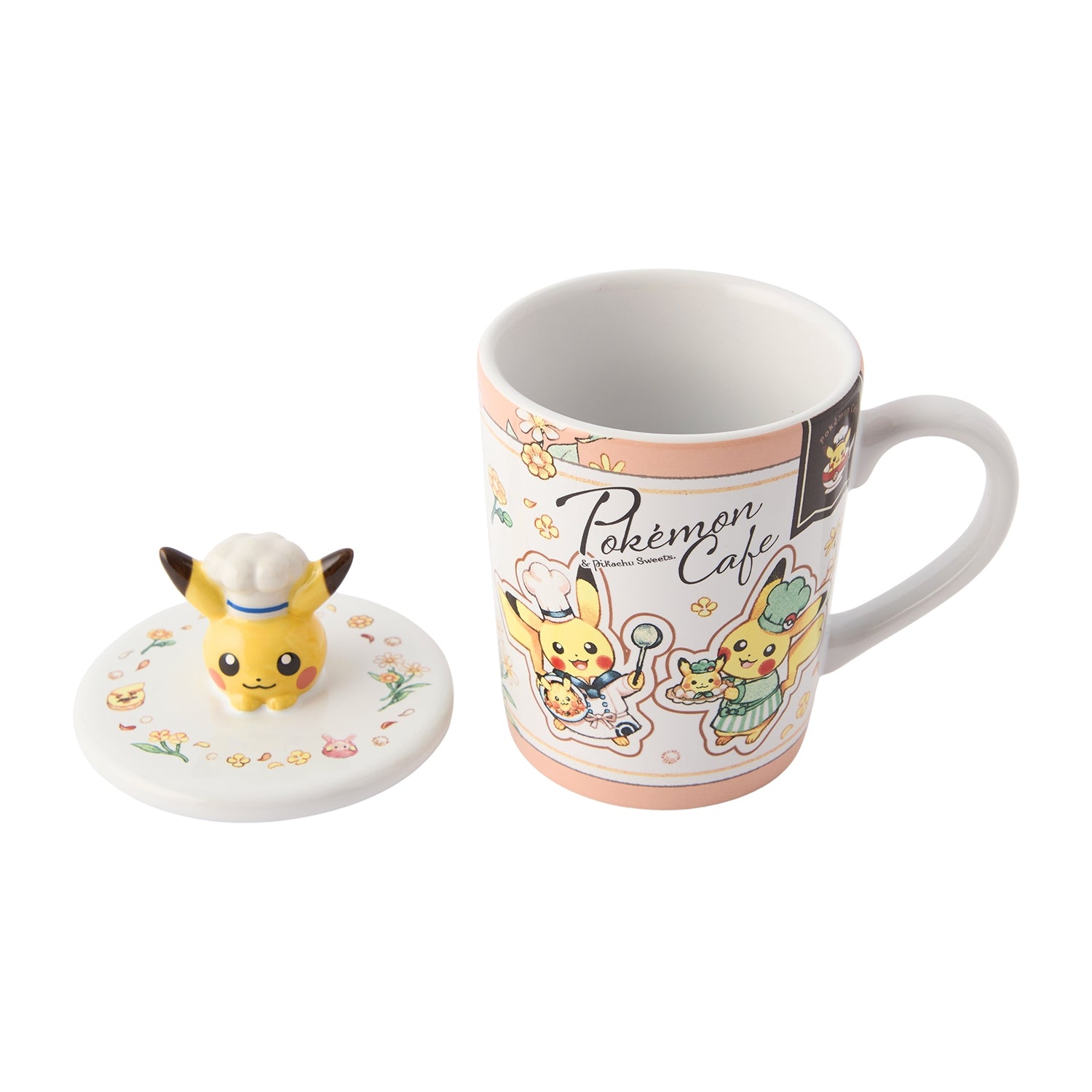 Mug with lid Chef Pikachu