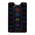Card case with ring, ball pattern