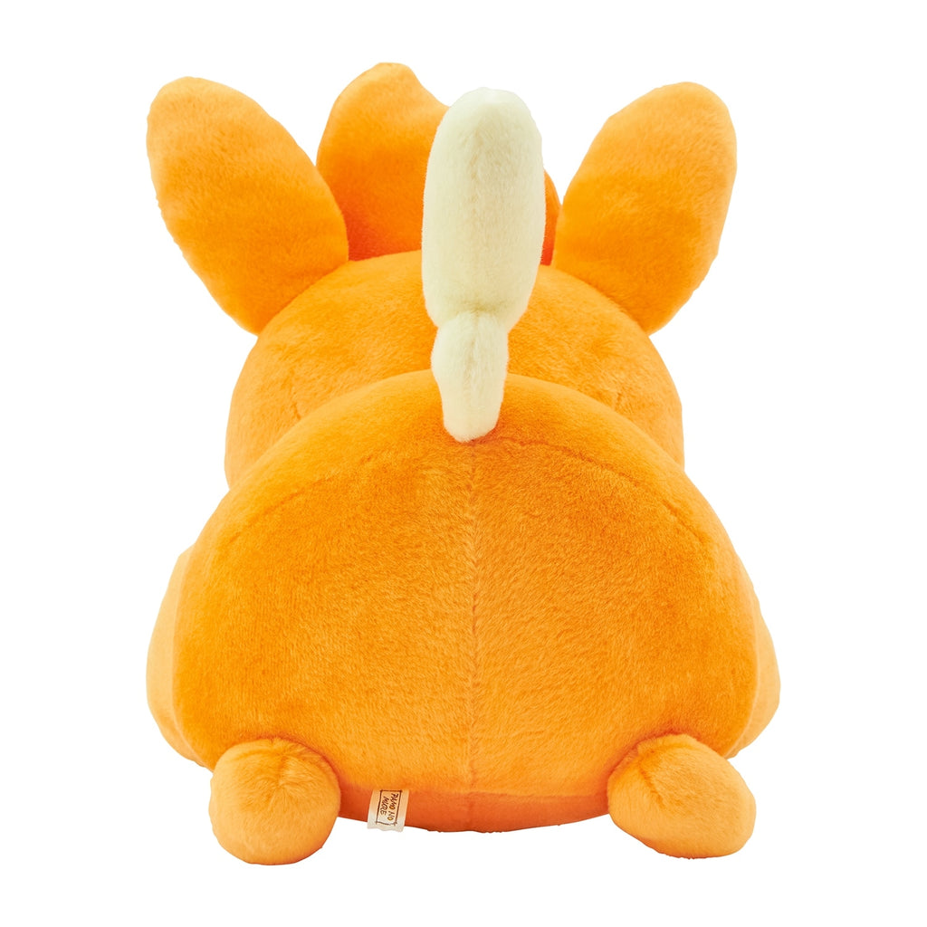 Life-size Pamo plushie, posing stuffed animal, from the official Pokemon Center in Japan