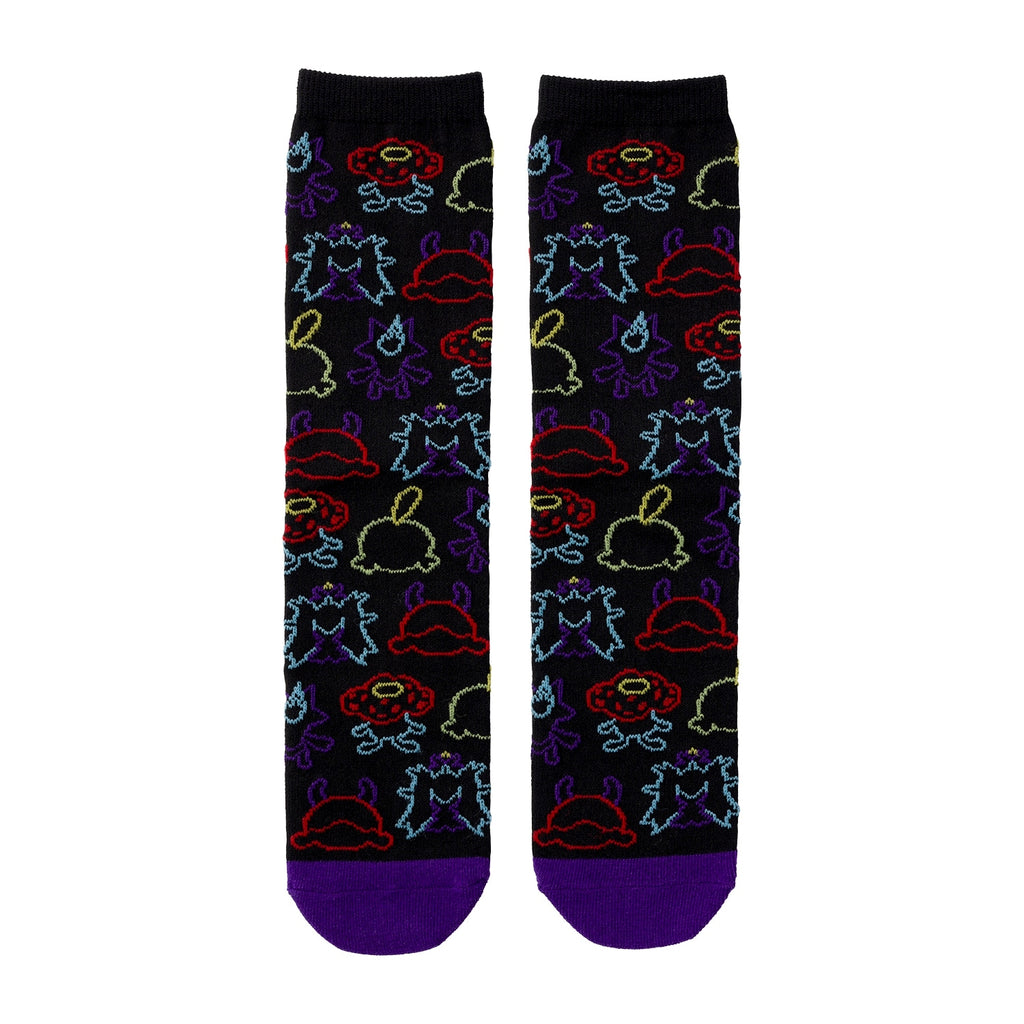 [Choose] Middle socks Moudoku Kiken all over pattern (23-25cm) / (25-27cm)