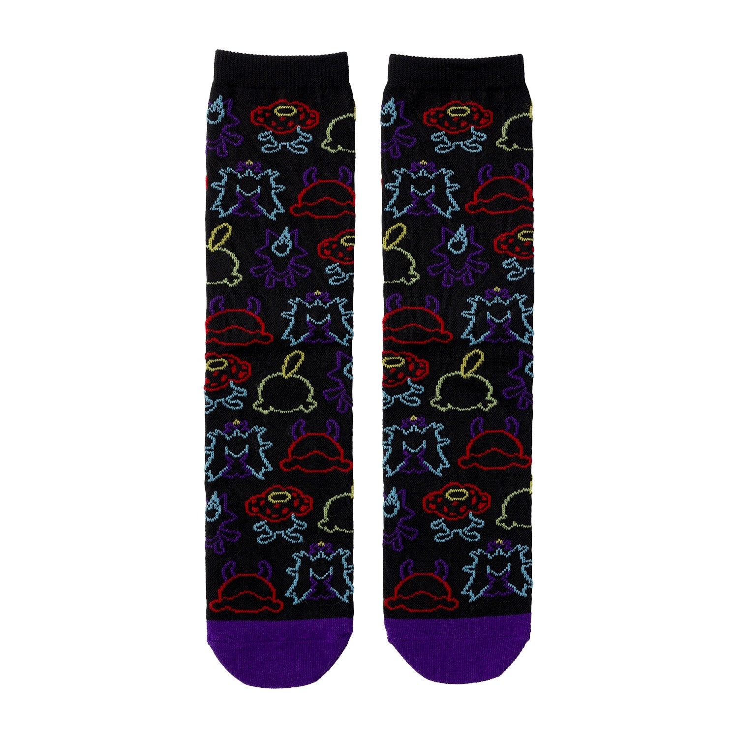 [Choose] Middle socks Moudoku Kiken all over pattern (23-25cm) / (25-27cm)