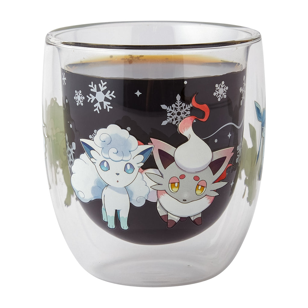 Double wall glass Snowy Gathering