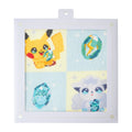 Pokemon Chenille towel handkerchief SHINKA NO ISHI with vibrant colors from Japan