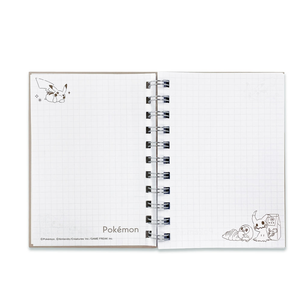 Pokemon Center Japan A6W ring notebook with unique ring binding, shipped from Japan
