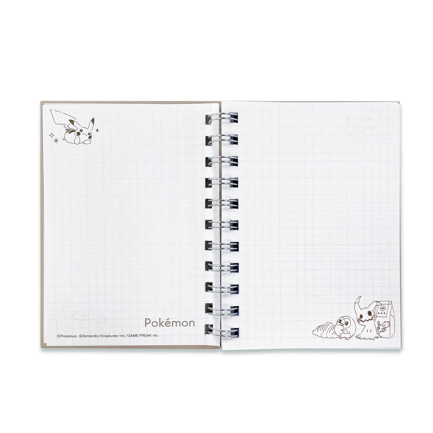 Pokemon Center Japan A6W ring notebook with unique ring binding, shipped from Japan