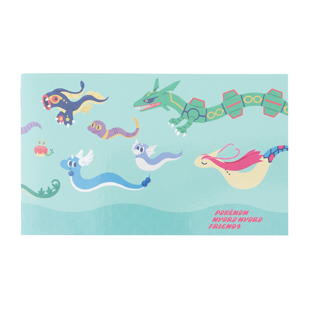 Pokémon NYORO NYORO Friends notebook from Japan, featuring cute characters