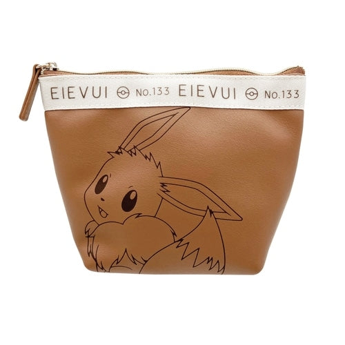 Boat-shaped pouch Eevee logo tape series