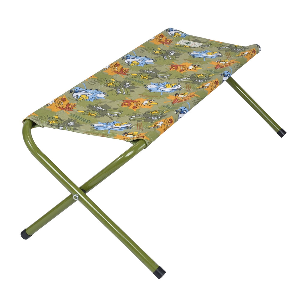 Pokemon LOGOS spread bench, Japan exclusive, featuring vibrant colors and sturdy build