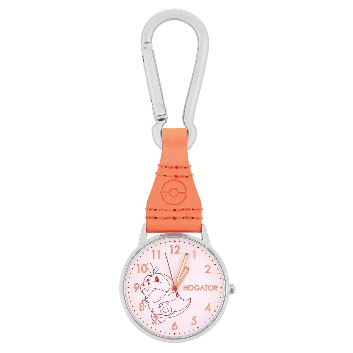 Carabiner Watch Hogeta with Fuecoco, a Fire-type Pokemon, from Japan