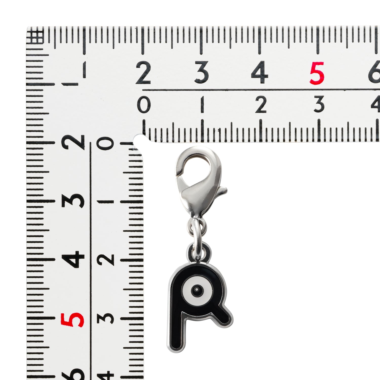 Authentic Pokemon Metal Charm 201-R from Japan, showcasing collectible quality and intricate details