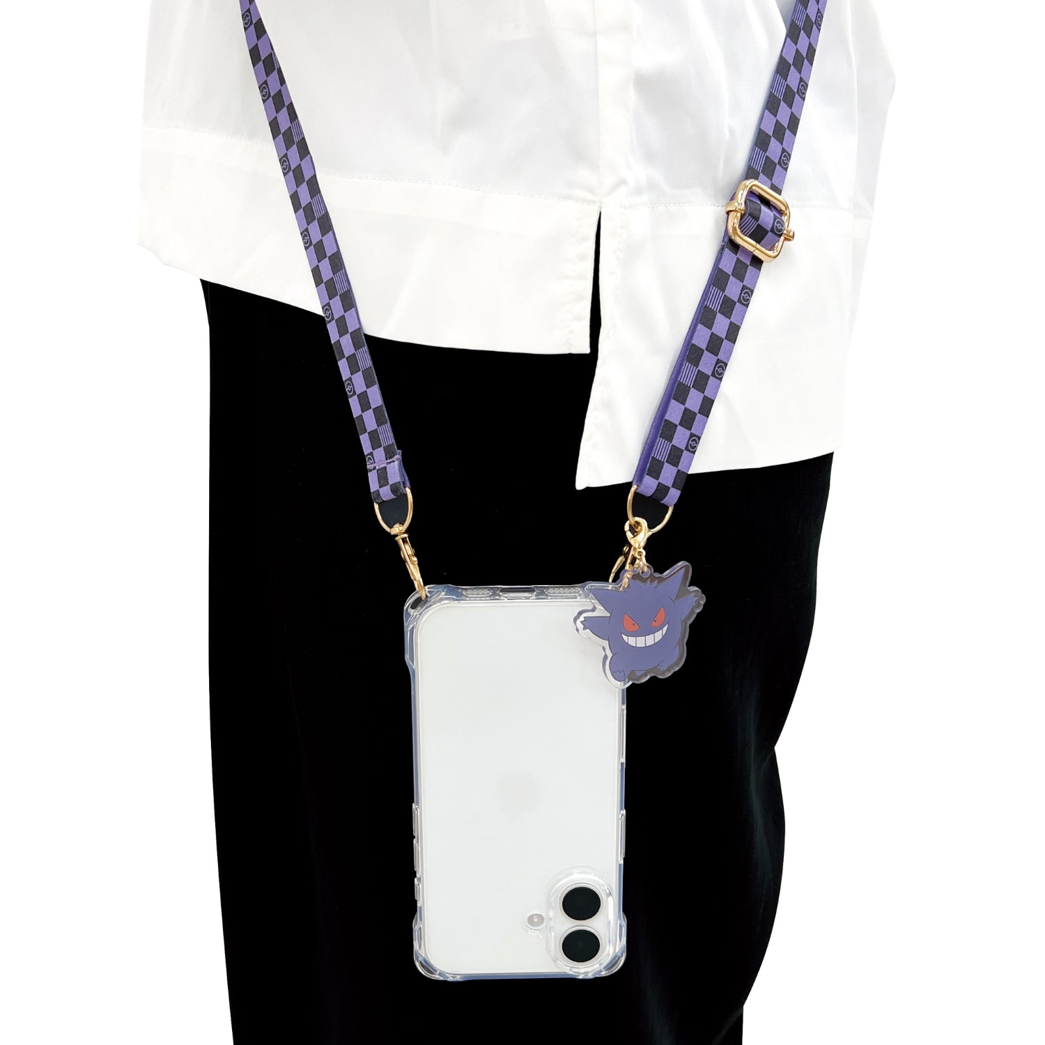 Japanese pattern shoulder strap Gengar