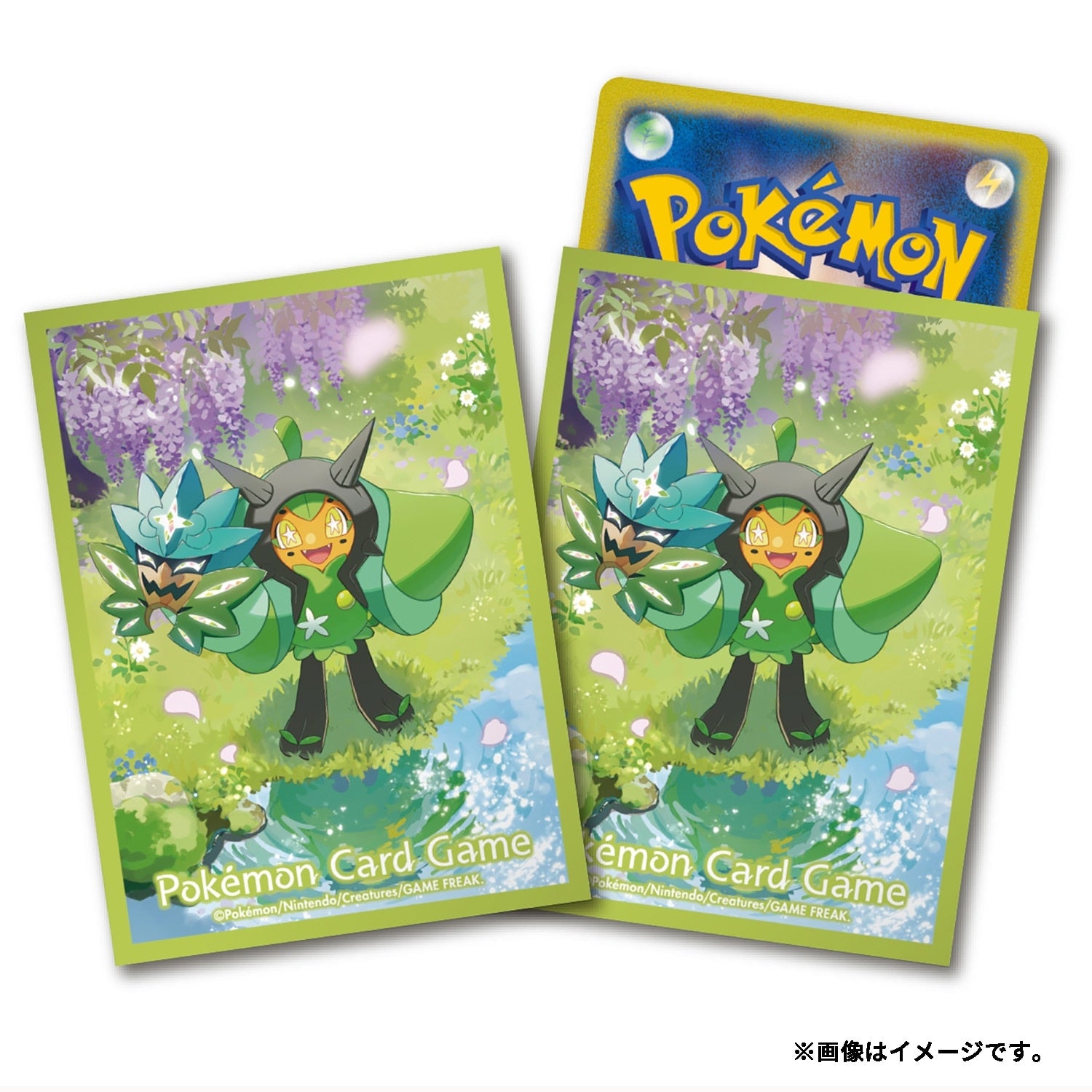 Pokémon TCG Deck Shield Sleeves – Ogerpon (#1017) | Japan Exclusive