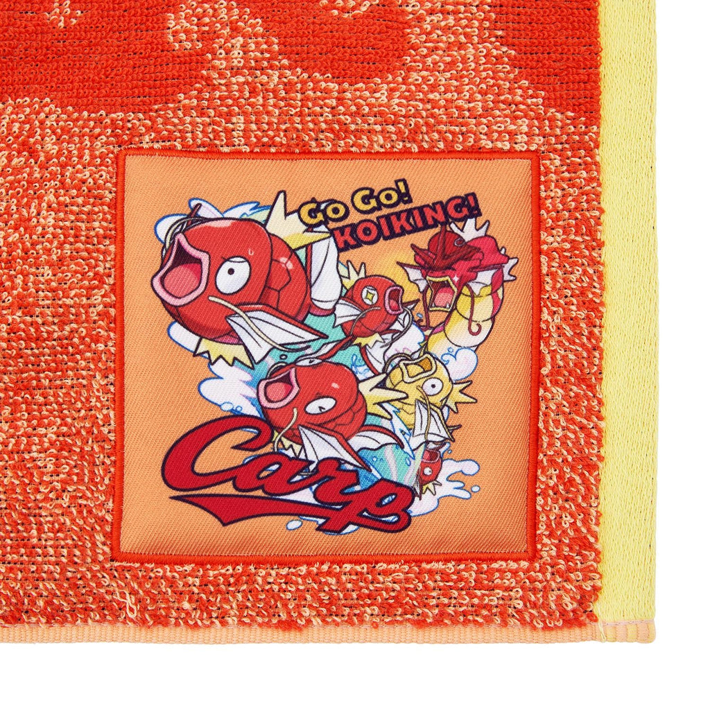 Authentic Japanese Pokemon Center Hiroshima Carp Message Towel with unique artwork