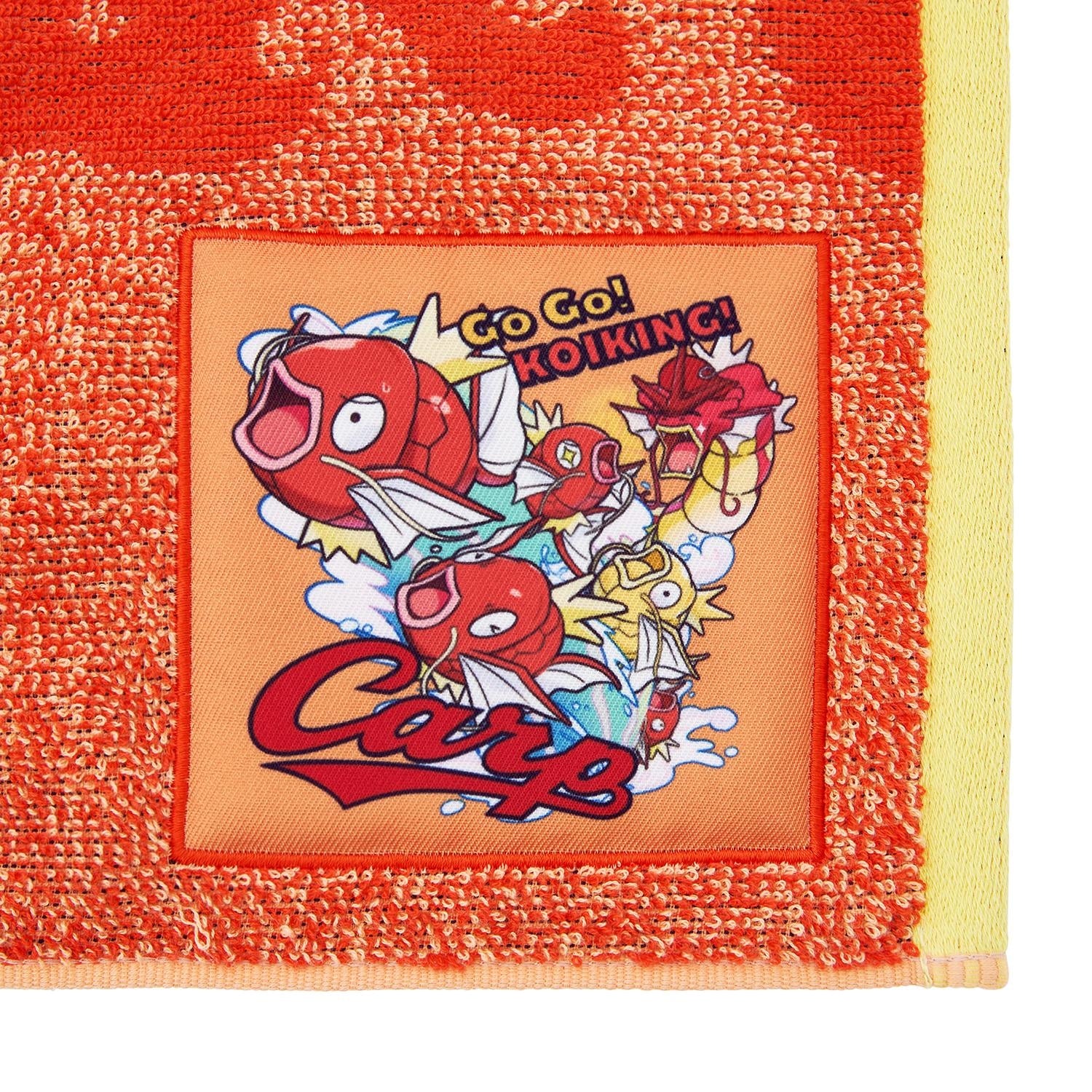 Authentic Japanese Pokemon Center Hiroshima Carp Message Towel with unique artwork