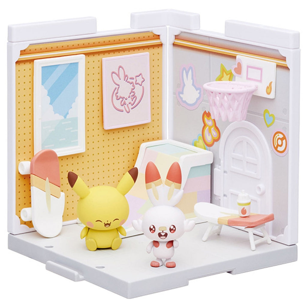 Poke Peace House Studio Hibany & Pikachu figure from Japan, rare collectible