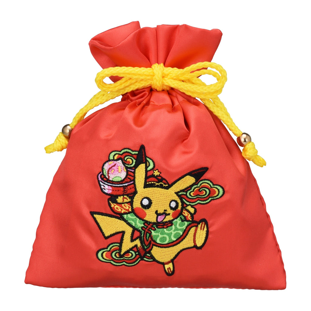 Satin Drawstring Pikachu Hanten Pikachu