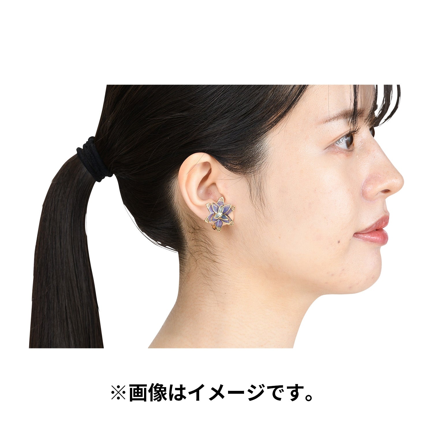 Japanese Pokémon Earrings with Kiraflor details, shipped from Japan