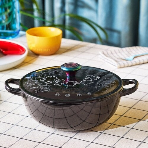 [LE CREUSET] Marmite 22cm Shiny Black (Iridescent Knob)