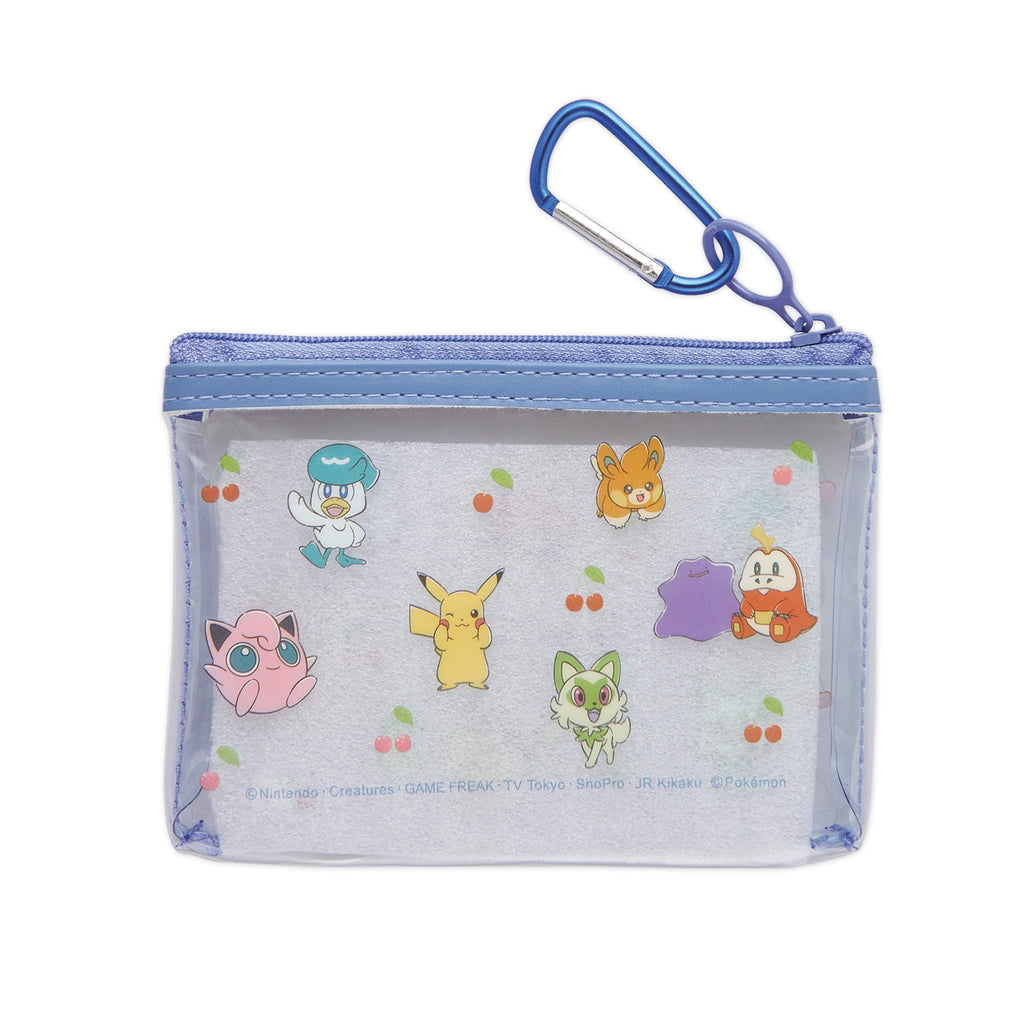 Mini pouch with carabiner/cherry