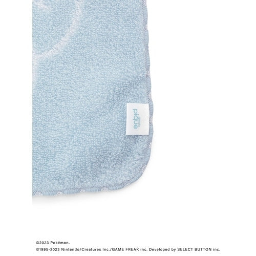 Japanese anime Pokemon hand towel blue with vibrant colors and fun design